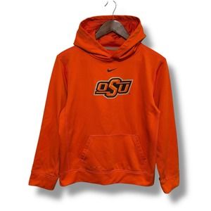 Nike Therma-Fit Boys OSU Cowboys Center Swoosh‎ Hoodie Size XL 19x23